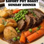 Savory Pot Roast Sunday Dinner pinterest