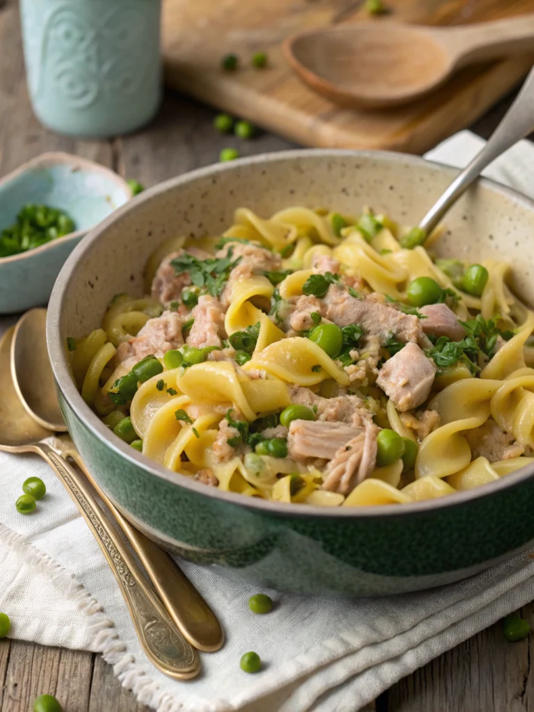 Stovetop Tuna Noodle Supper