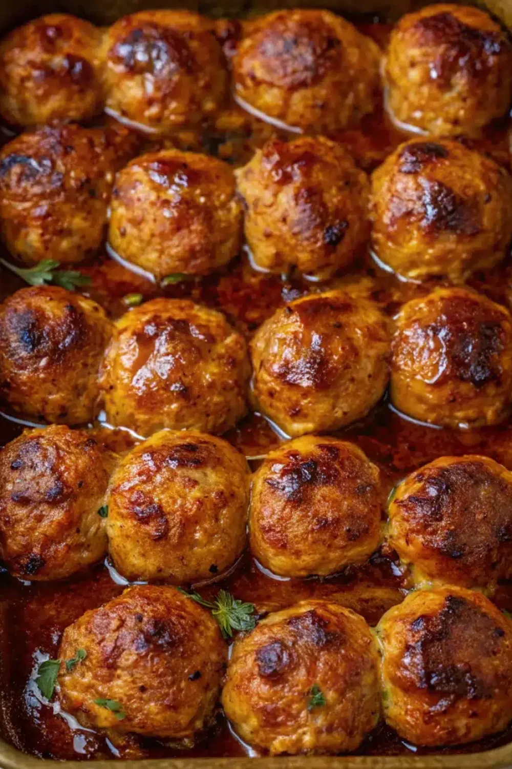 1 honey bbq meatballs