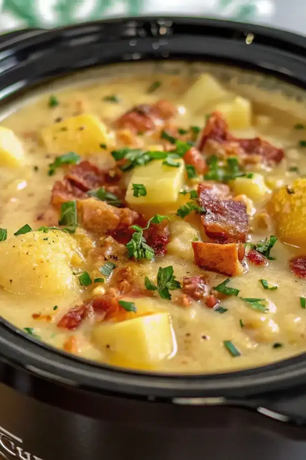 16 slow cooker hearty potato bacon chowder 1