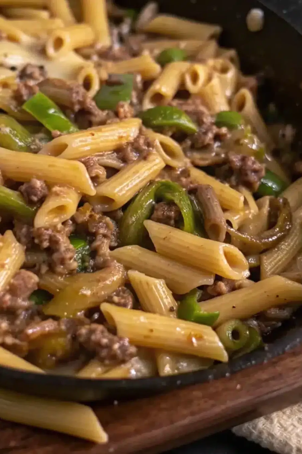 17 philly cheesesteak pasta