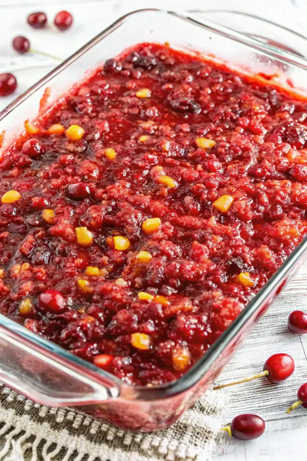 Fresh and tangy Cranberry Salad made with cranberries, nuts, and a sweet citrus dressing.