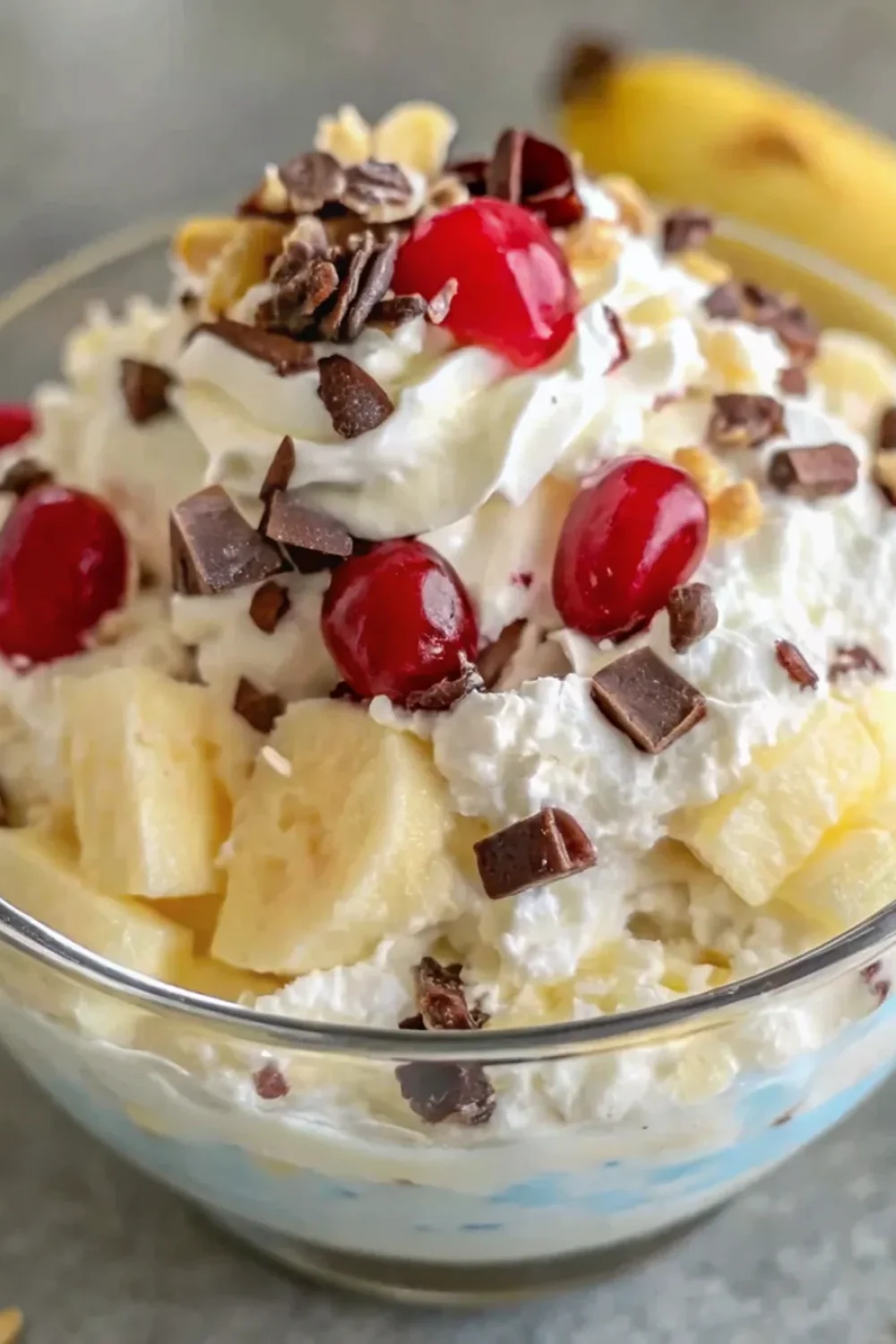 Banana Split Fluff Salad