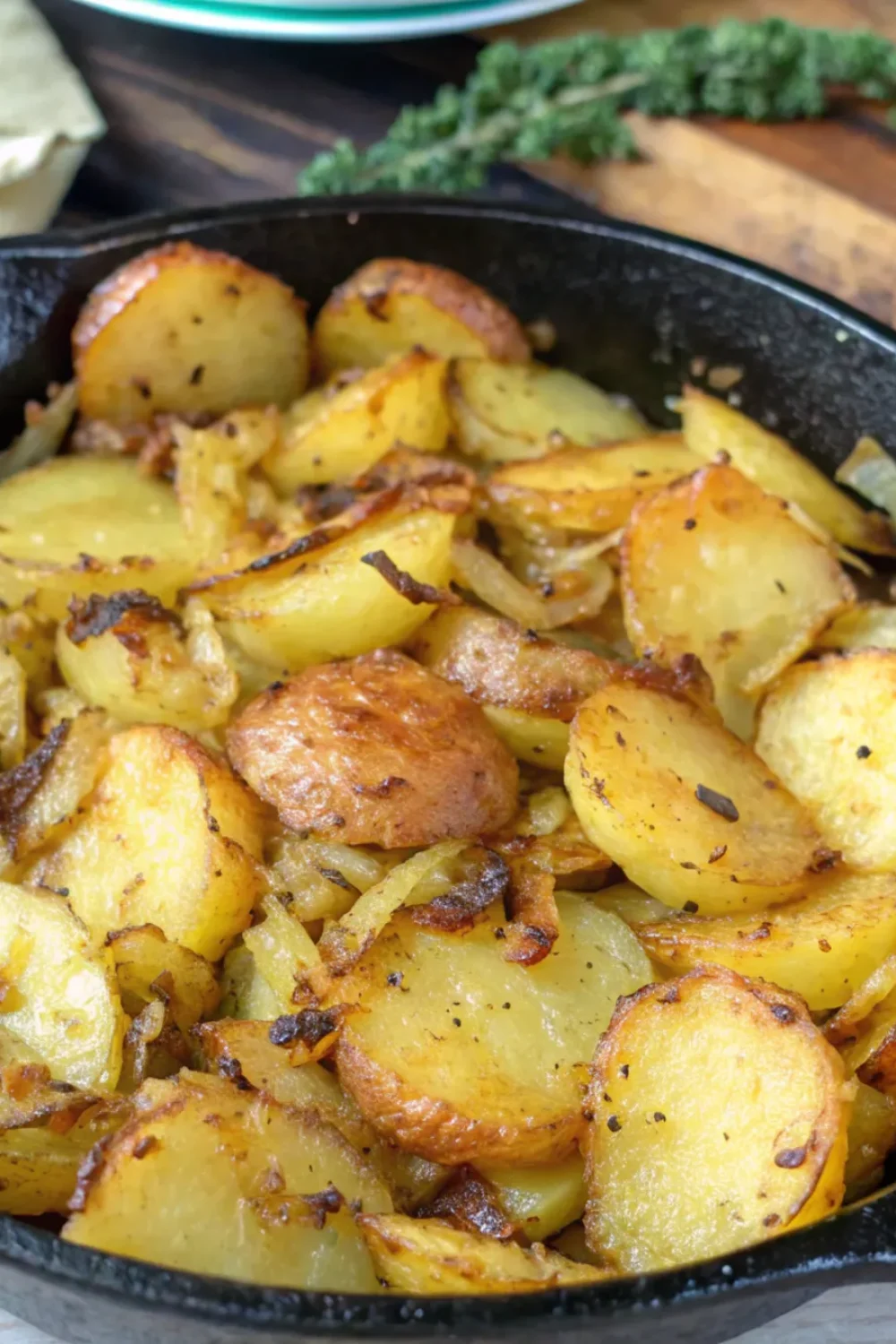 7 moms fried potatoes and onions