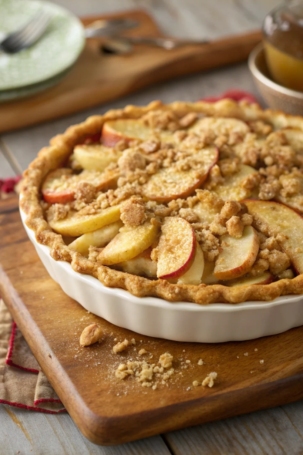 Apple Crumb Pie