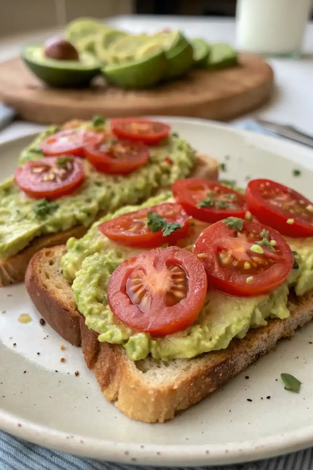 Avocado Toast with Tomato