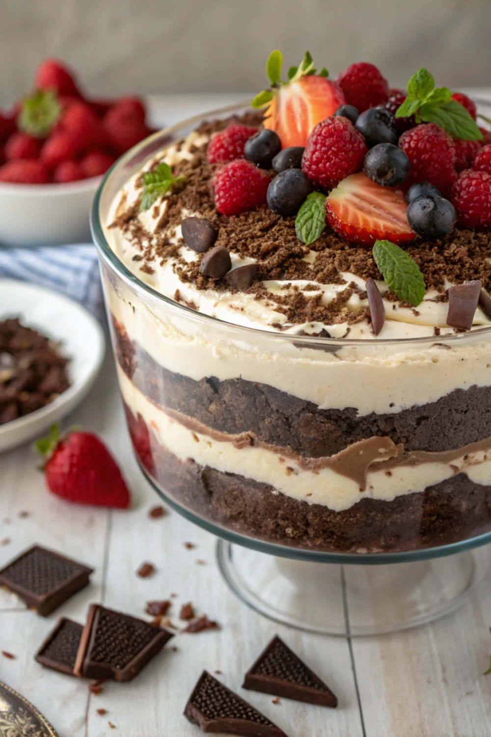 Baileys Chocolate Cheesecake Trifle