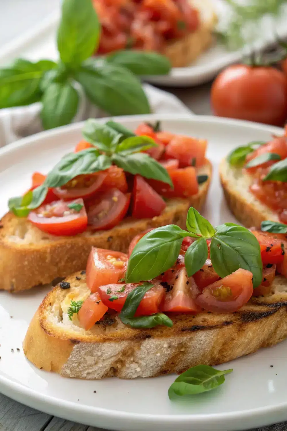 Bruschetta with Tomato & Basil