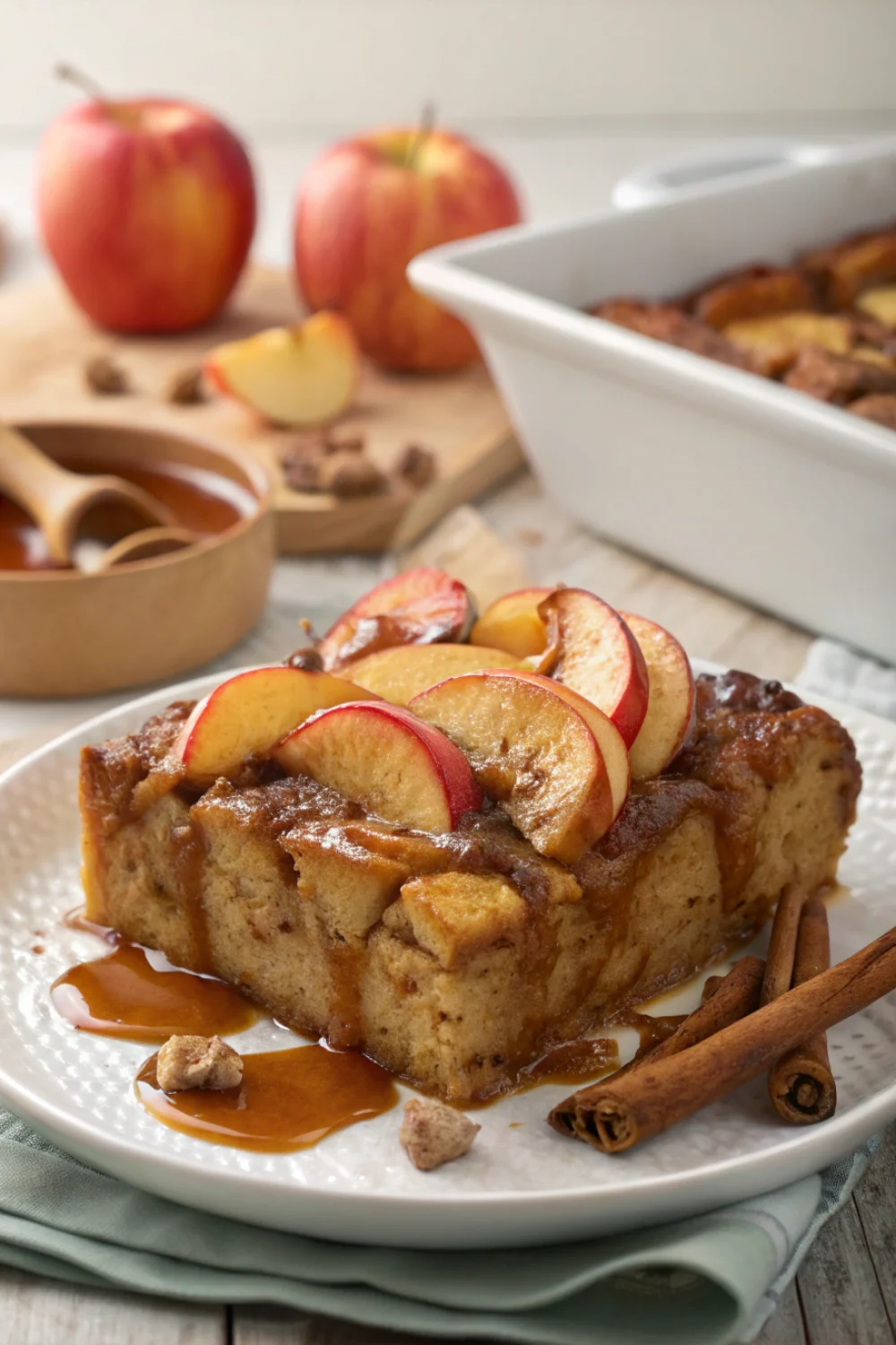 Caramel Apple Bread Pudding