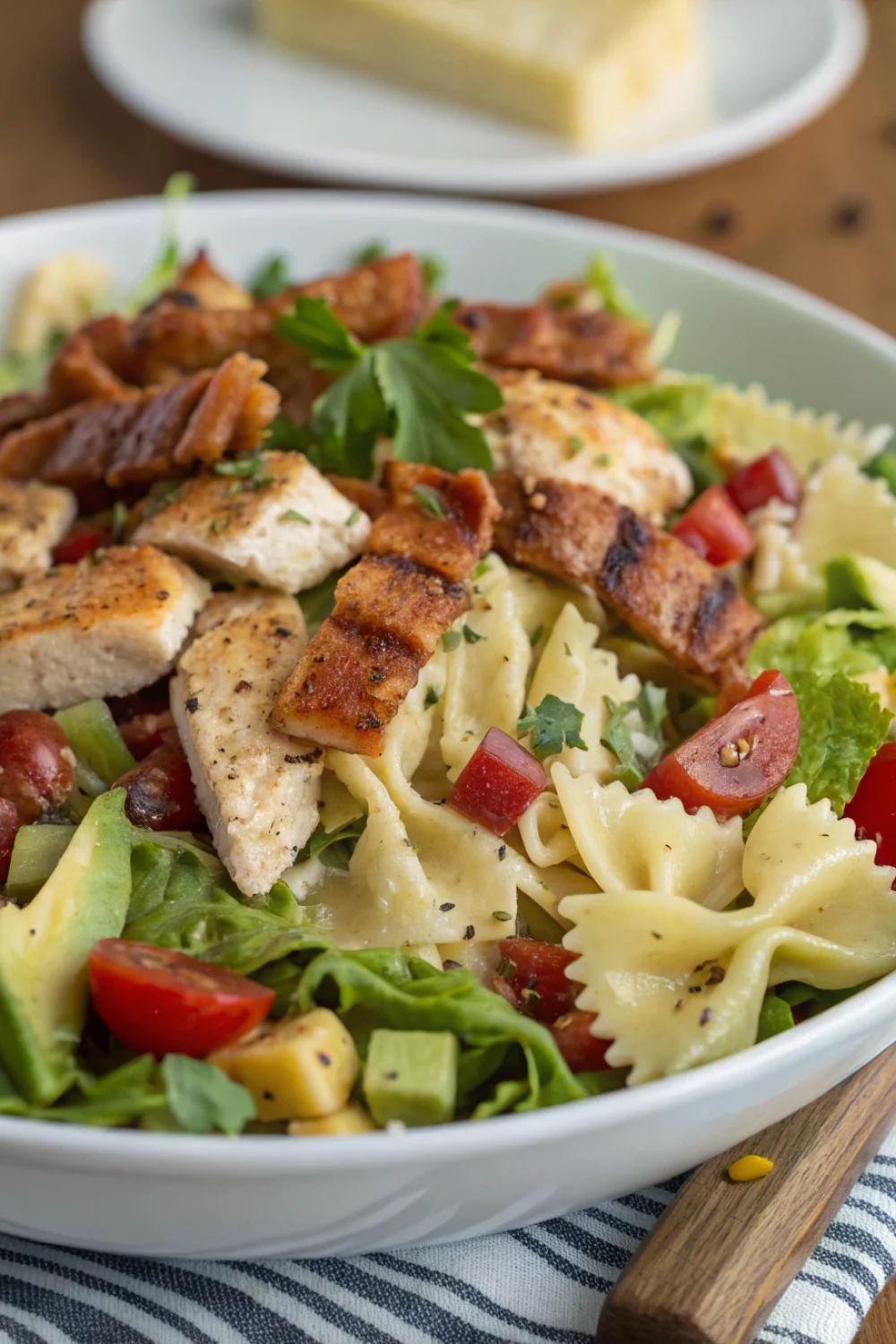 Chicken Club Pasta Salad