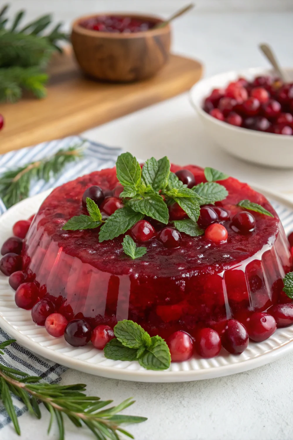 Christmas Cranberry Jello Salad