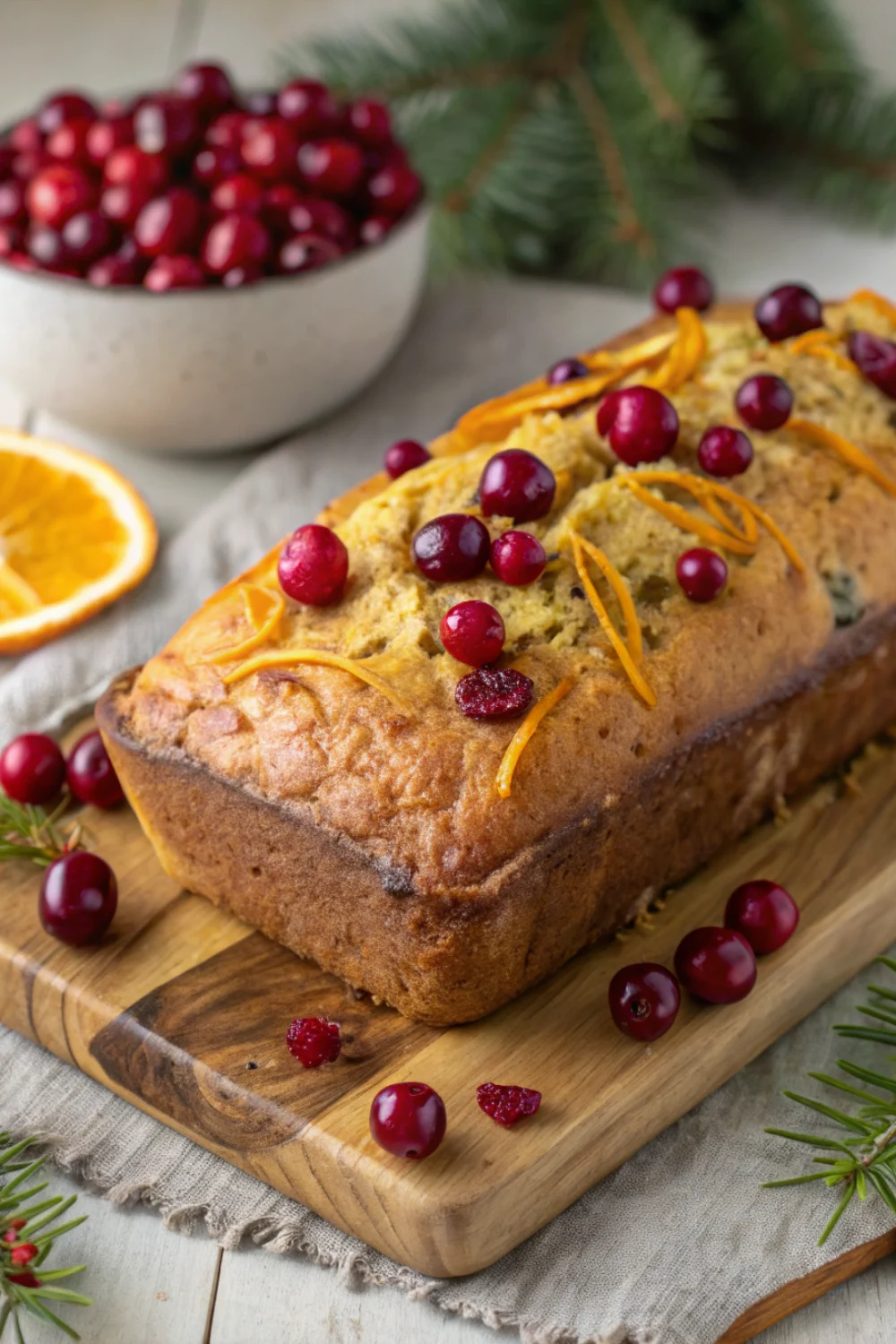 Christmas Cranberry Orange Bread