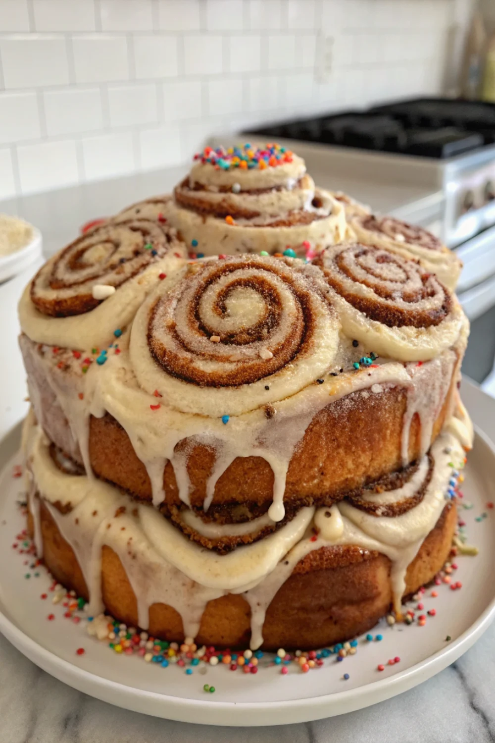 Cinnabon Cinnamon Roll Cake
