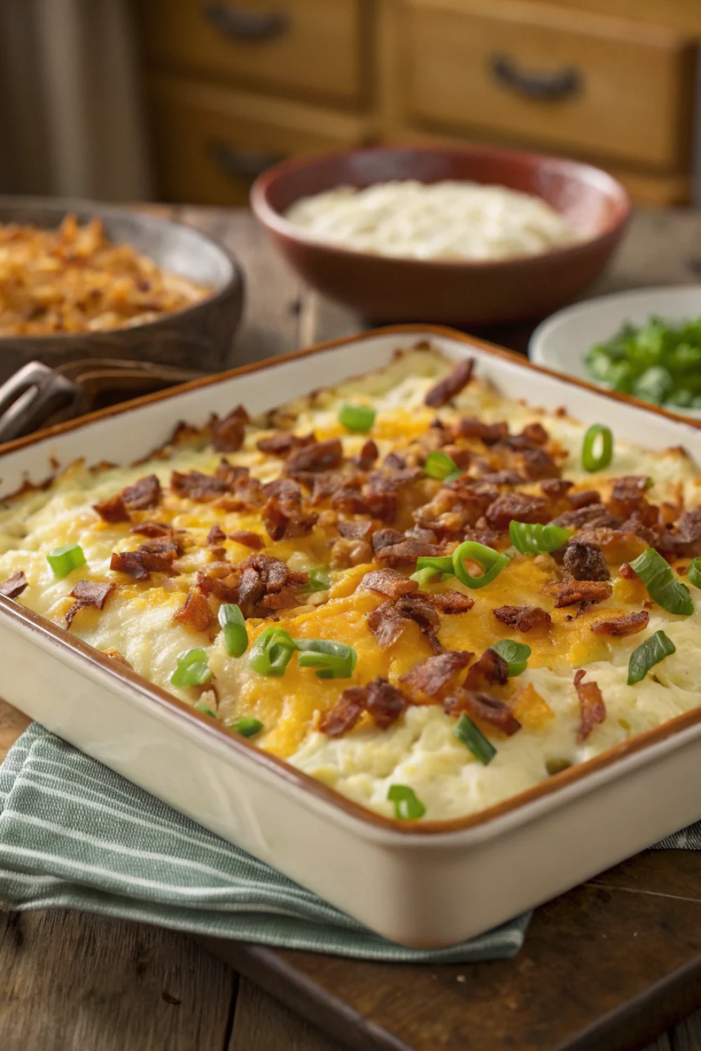 Cowboy Mashed Potato Casserole