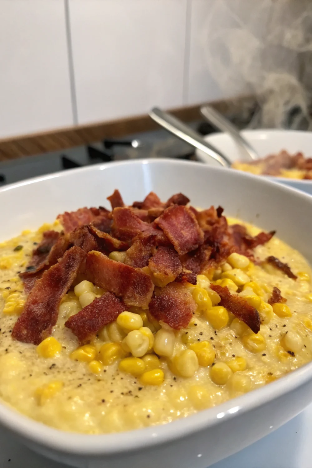 Creamed Corn With Bacon
