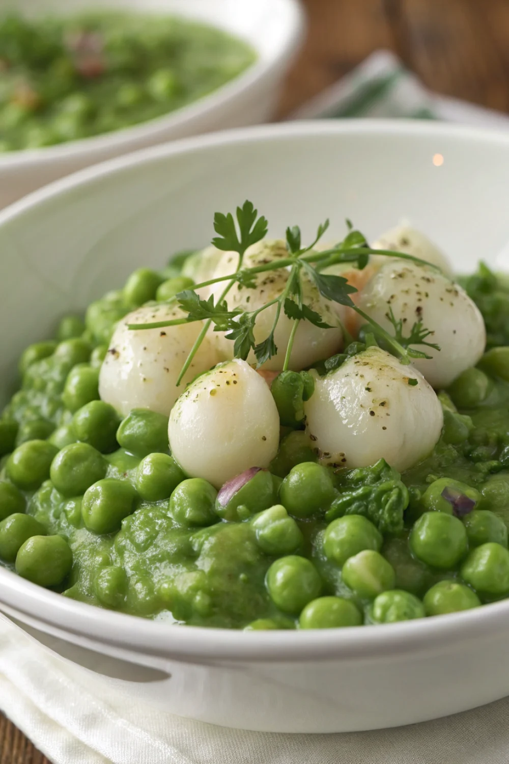 Creamed Peas with Pearl Onions