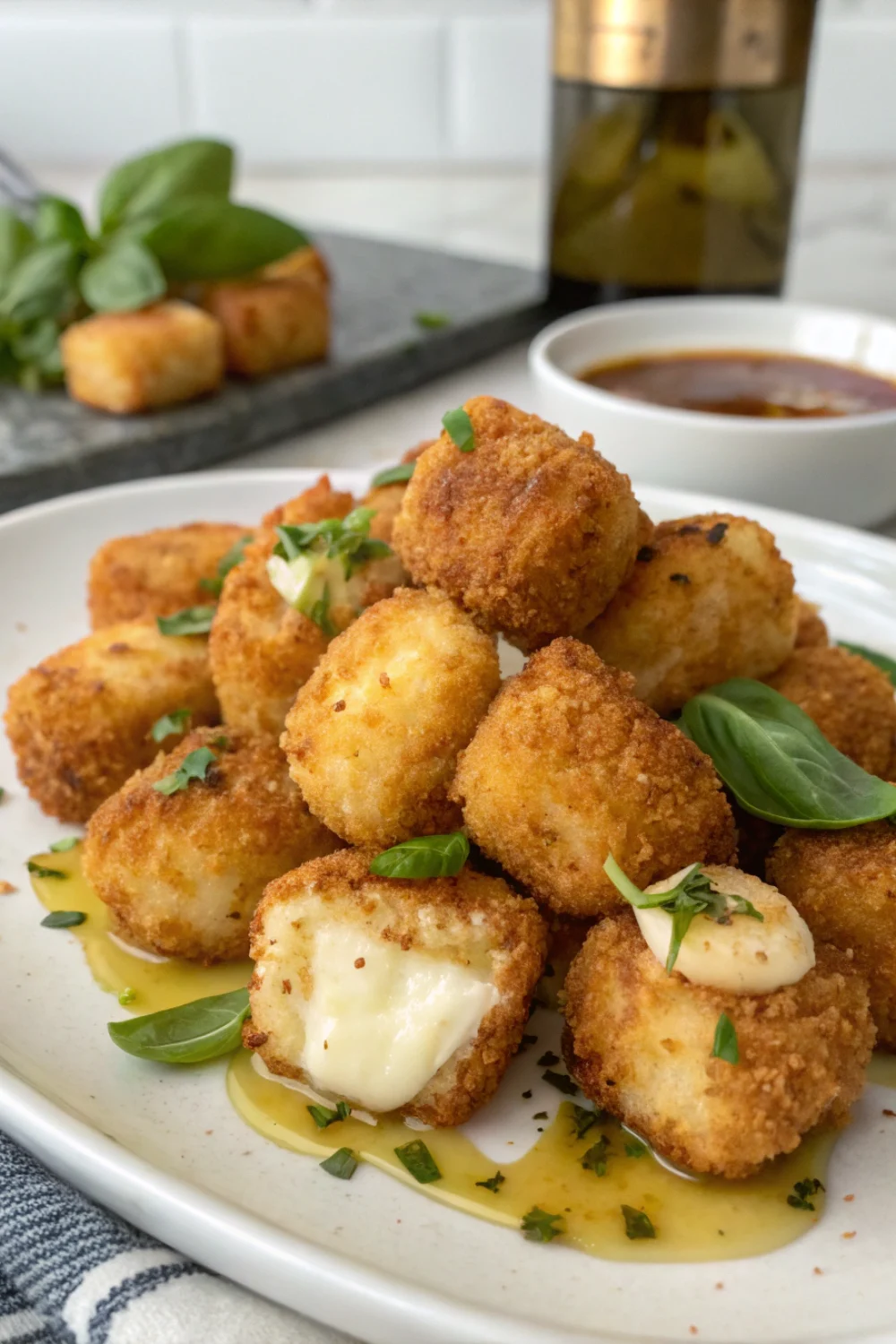 Crispy Mozzarella Bites