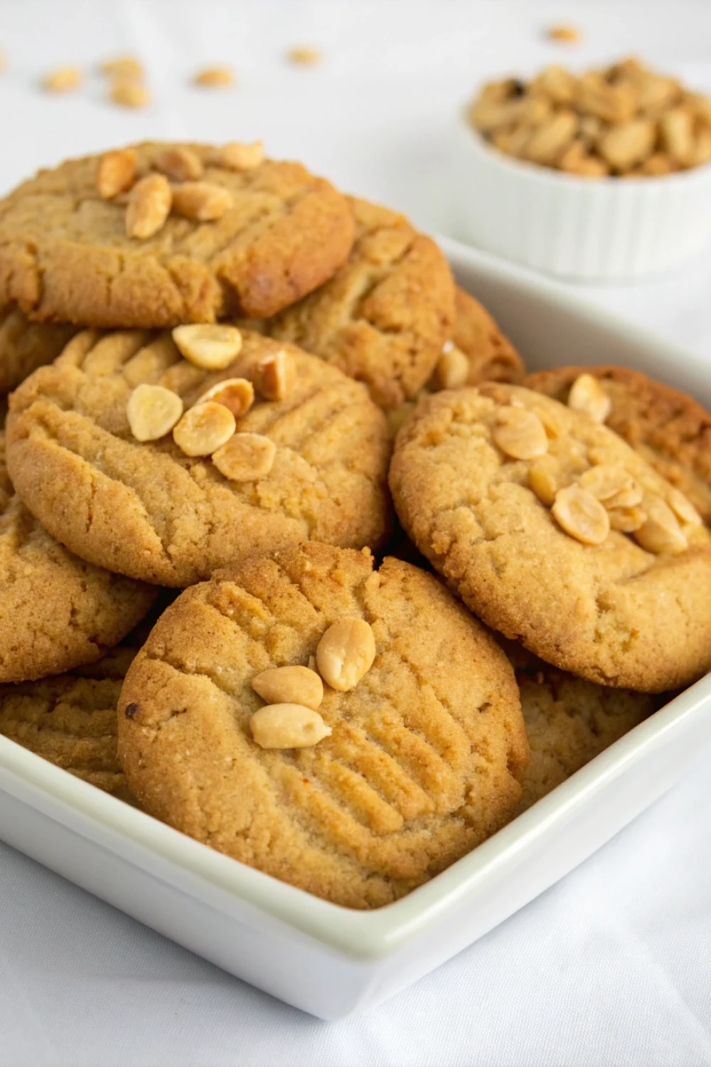 Crispy Peanut Butter Cookies