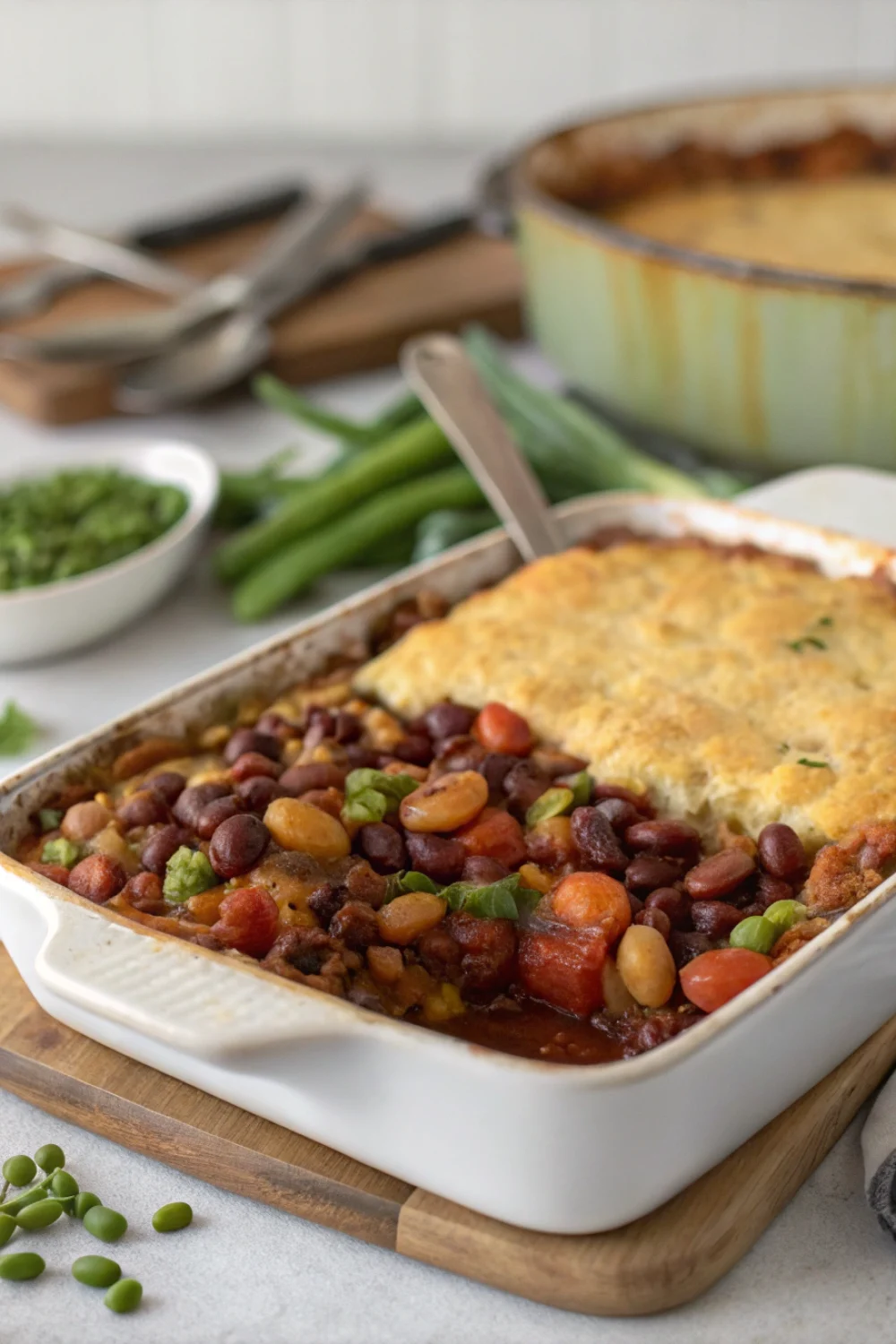 Easy Four Bean Hotdish