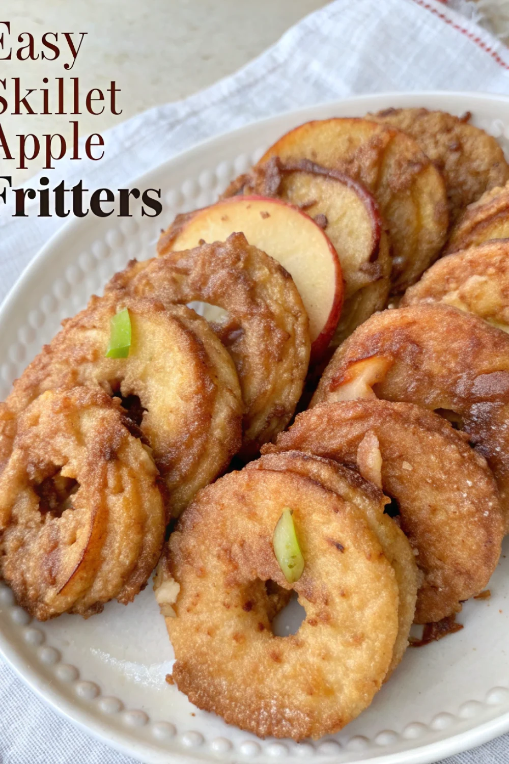 Easy Skillet Apple Fritters