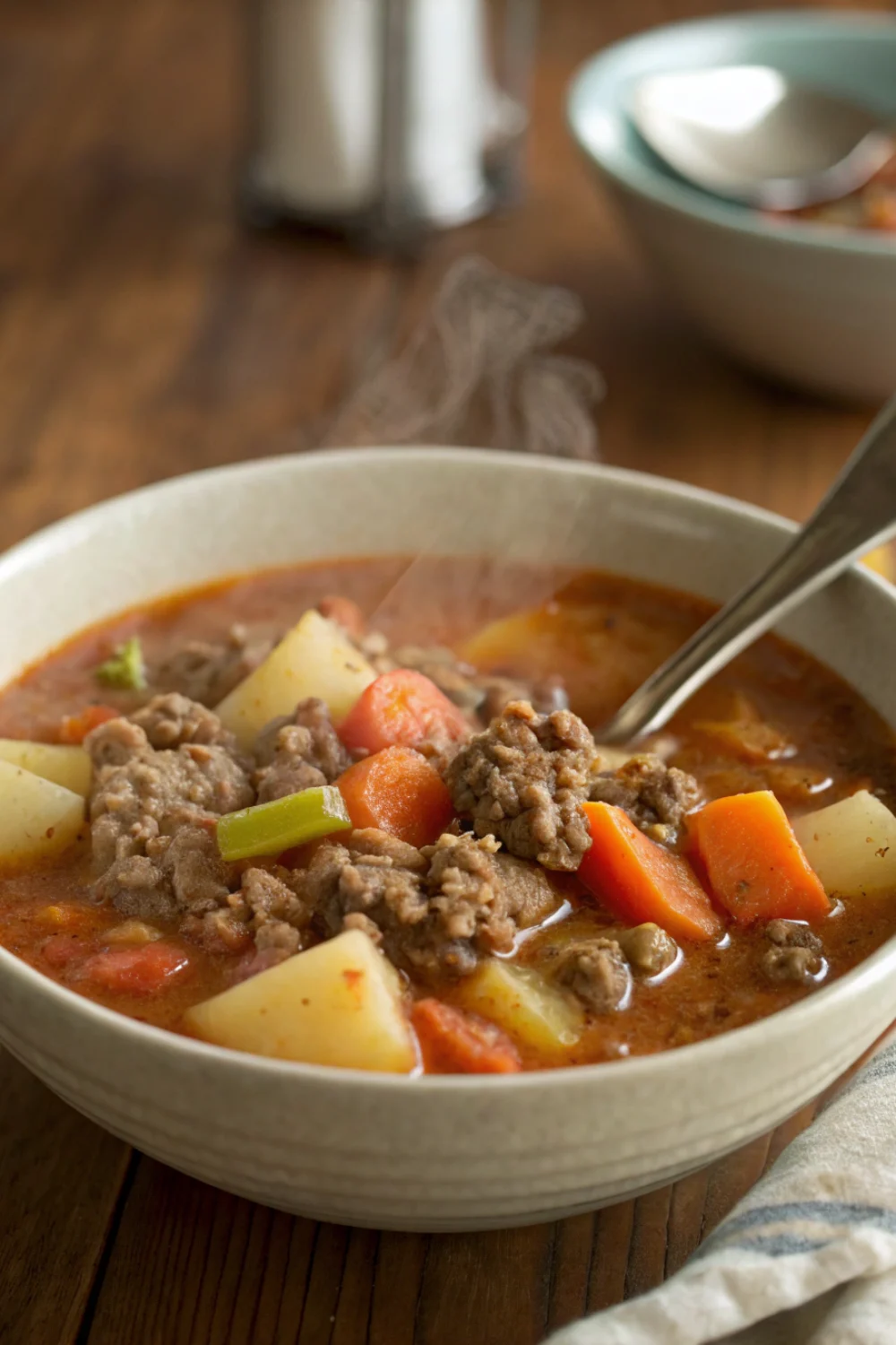 Easy Weeknight Hamburger Soup