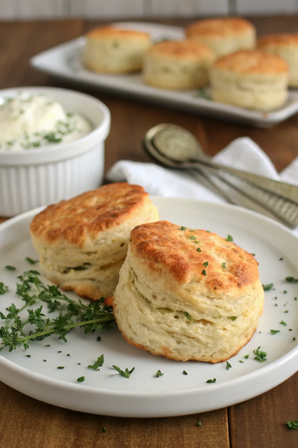 Flaky Sour Cream Biscuits