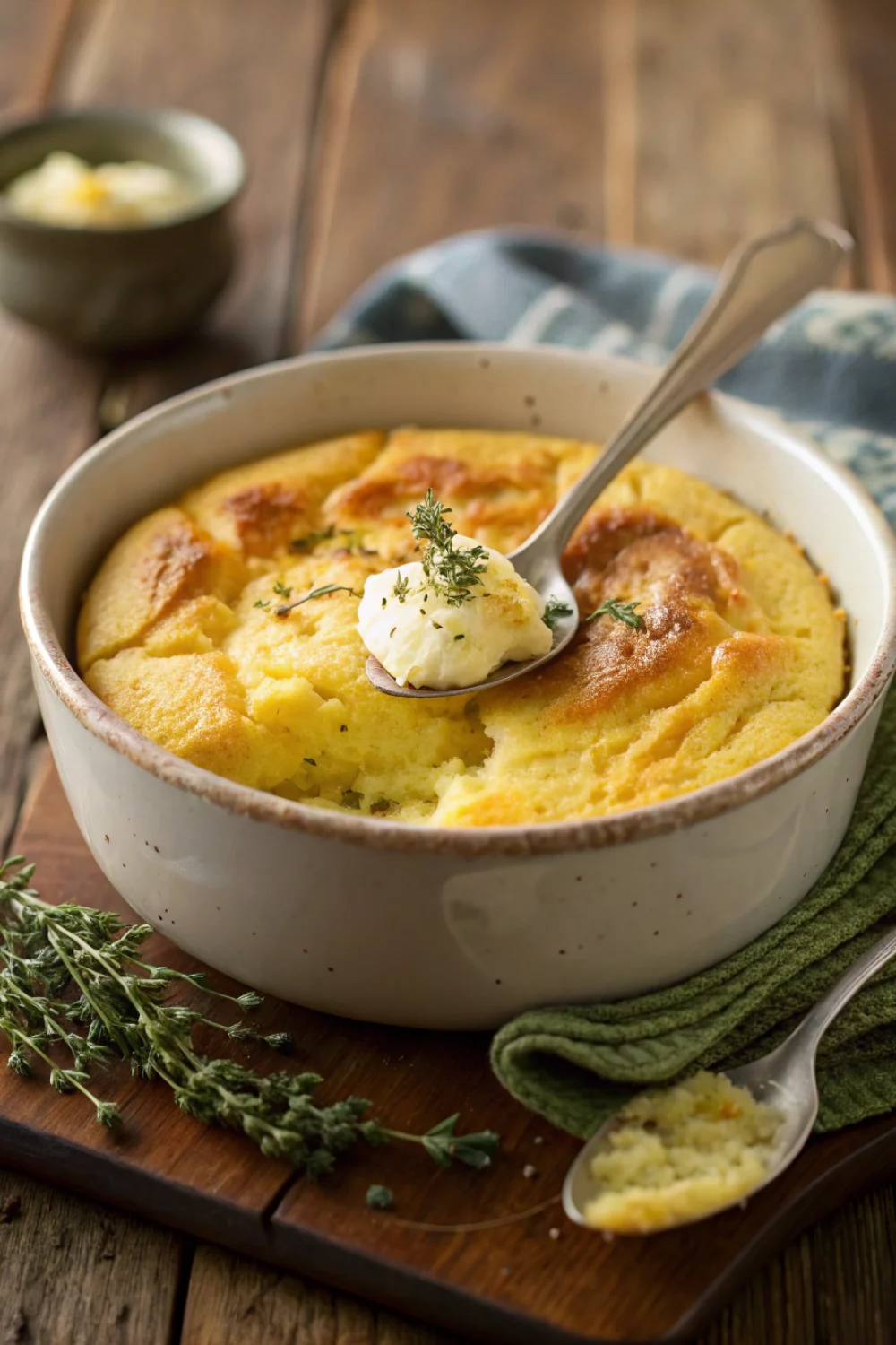 Fluffy Southern Spoon Bread