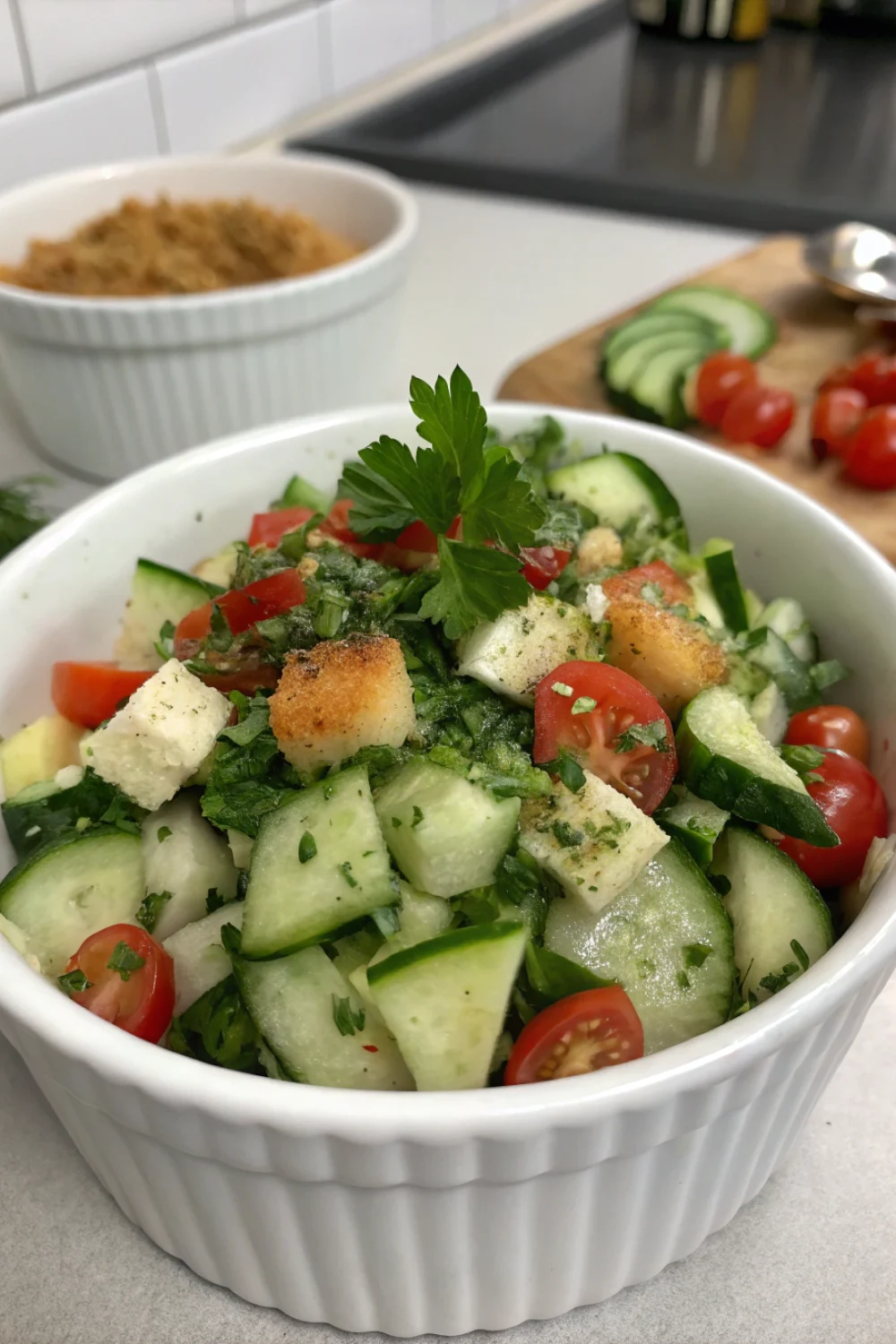 Garden Fresh Cucumber Salad