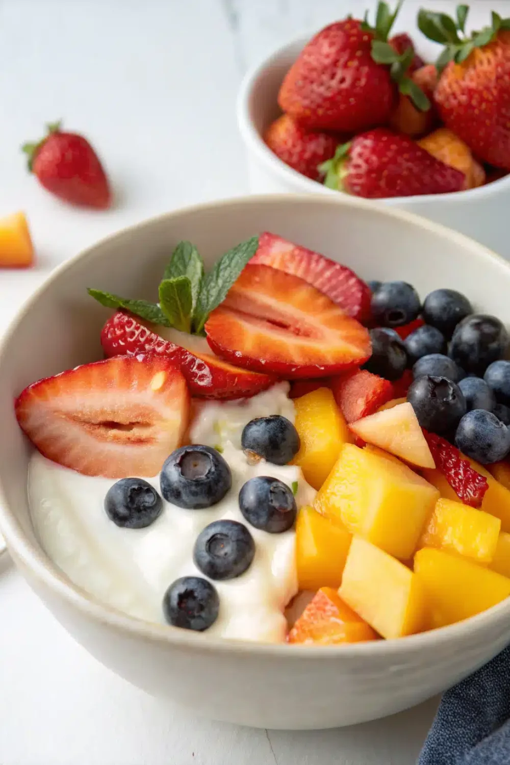 Greek Yogurt with Summer Fruit