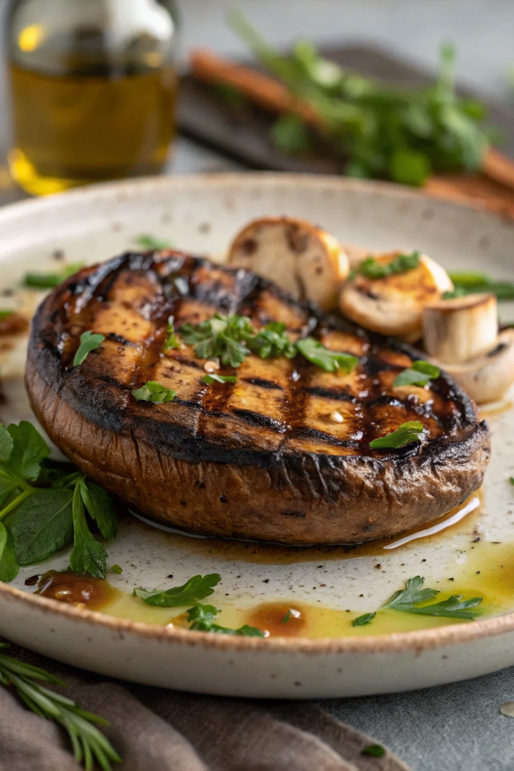 Grilled Portobello Mushroom Mains
