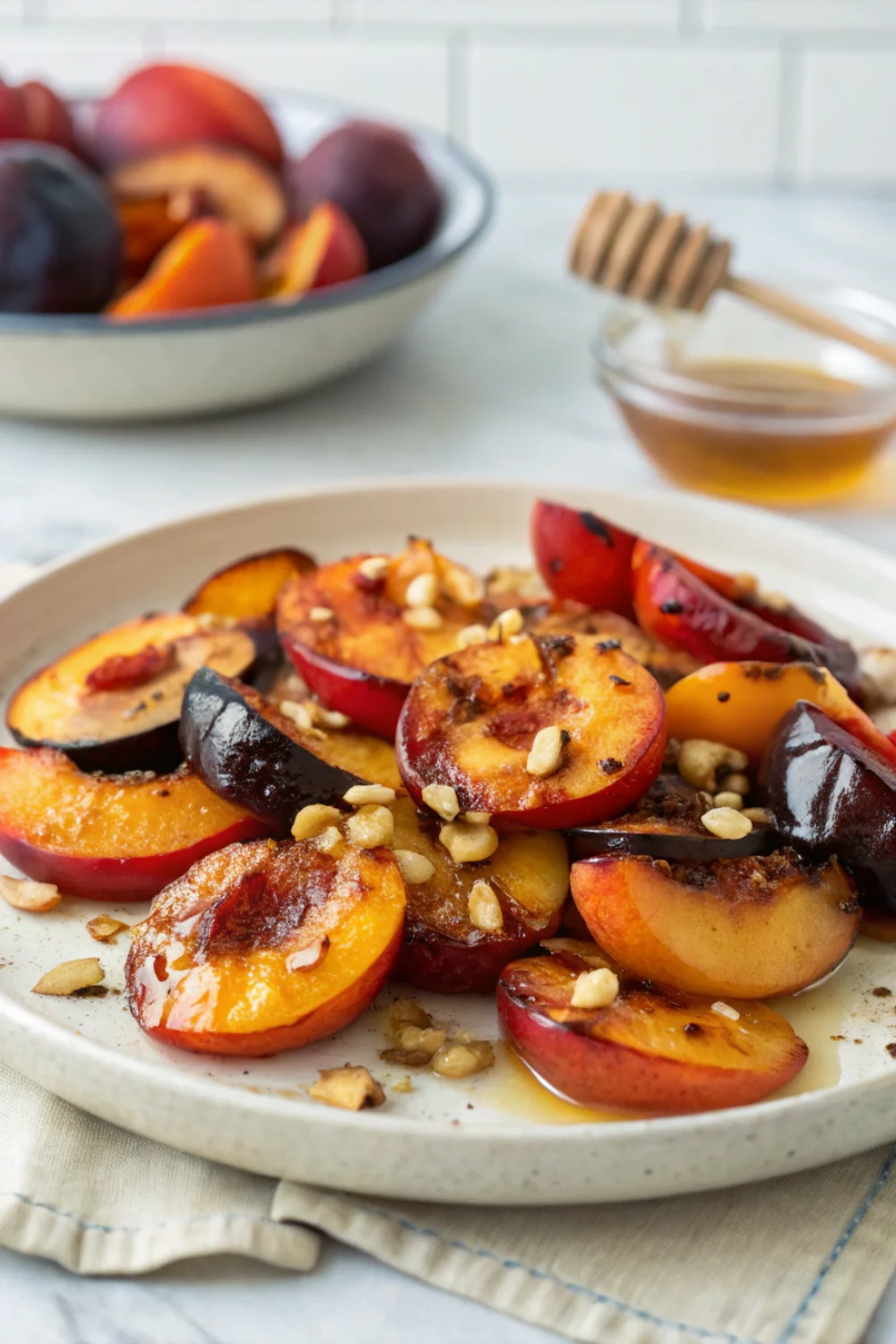 Grilled Stone Fruit Dessert
