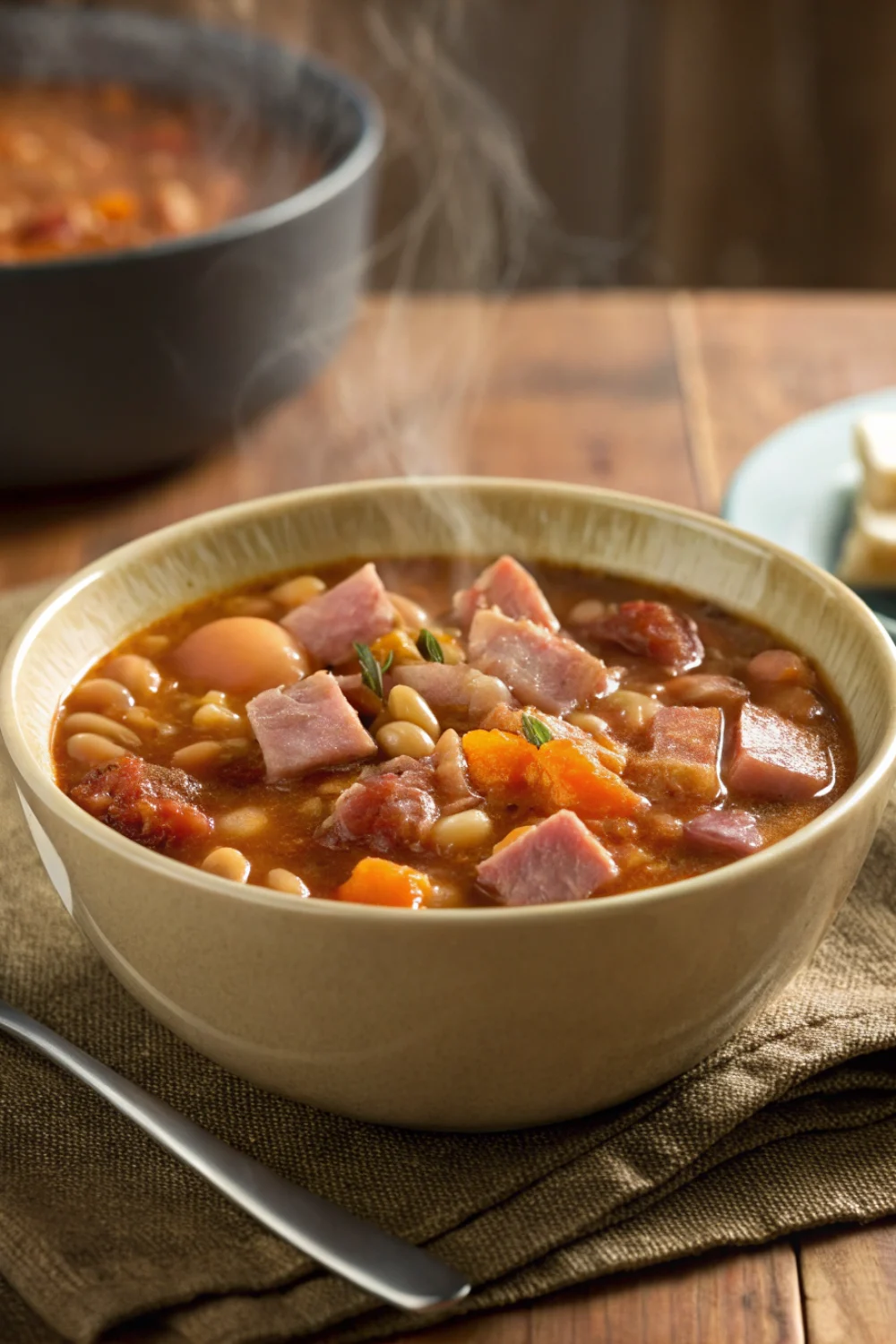 Hearty Ham and Bean Soup