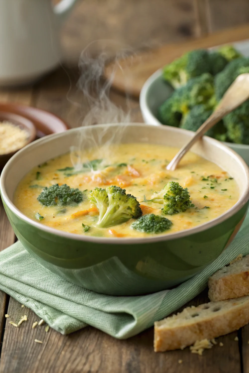 Homestyle Broccoli Cheese Soup