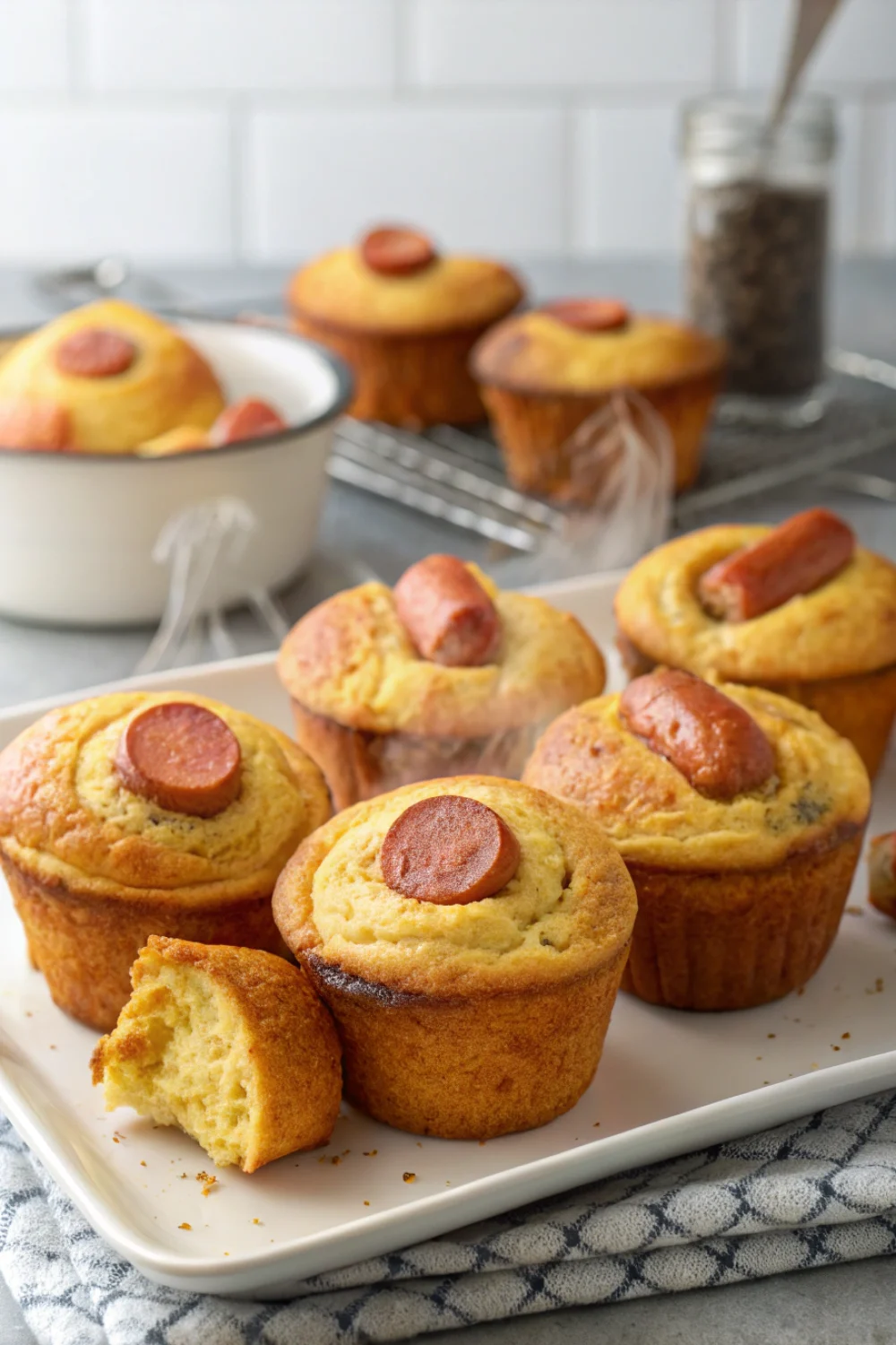 Jiffy Corn Dog Muffins