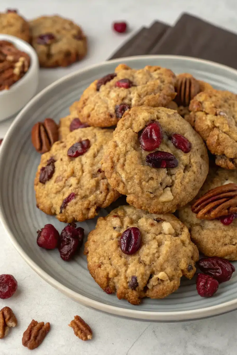 Oatmeal Cranberry Pecan Cookies