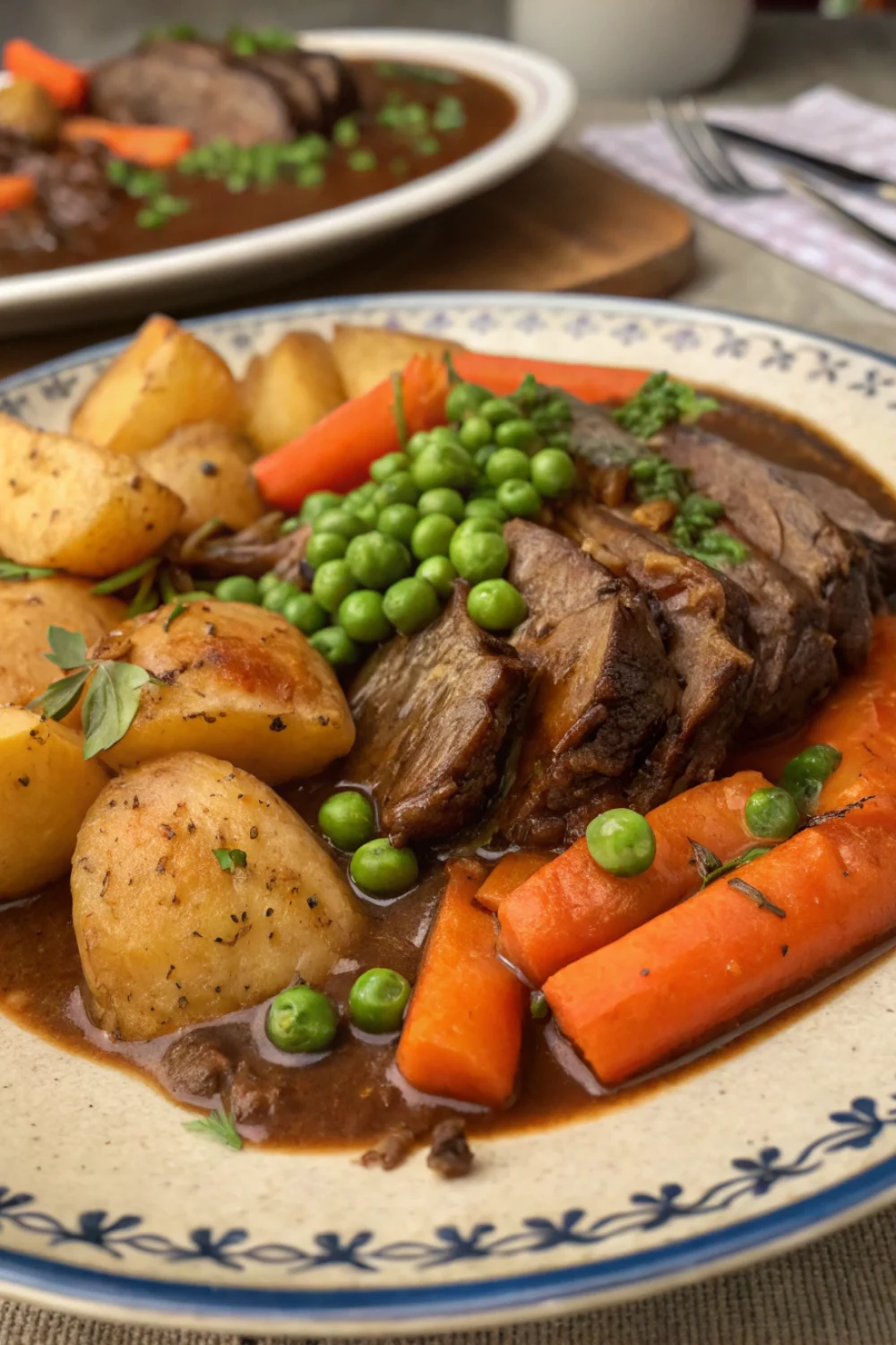 Savory Pot Roast Sunday Dinner