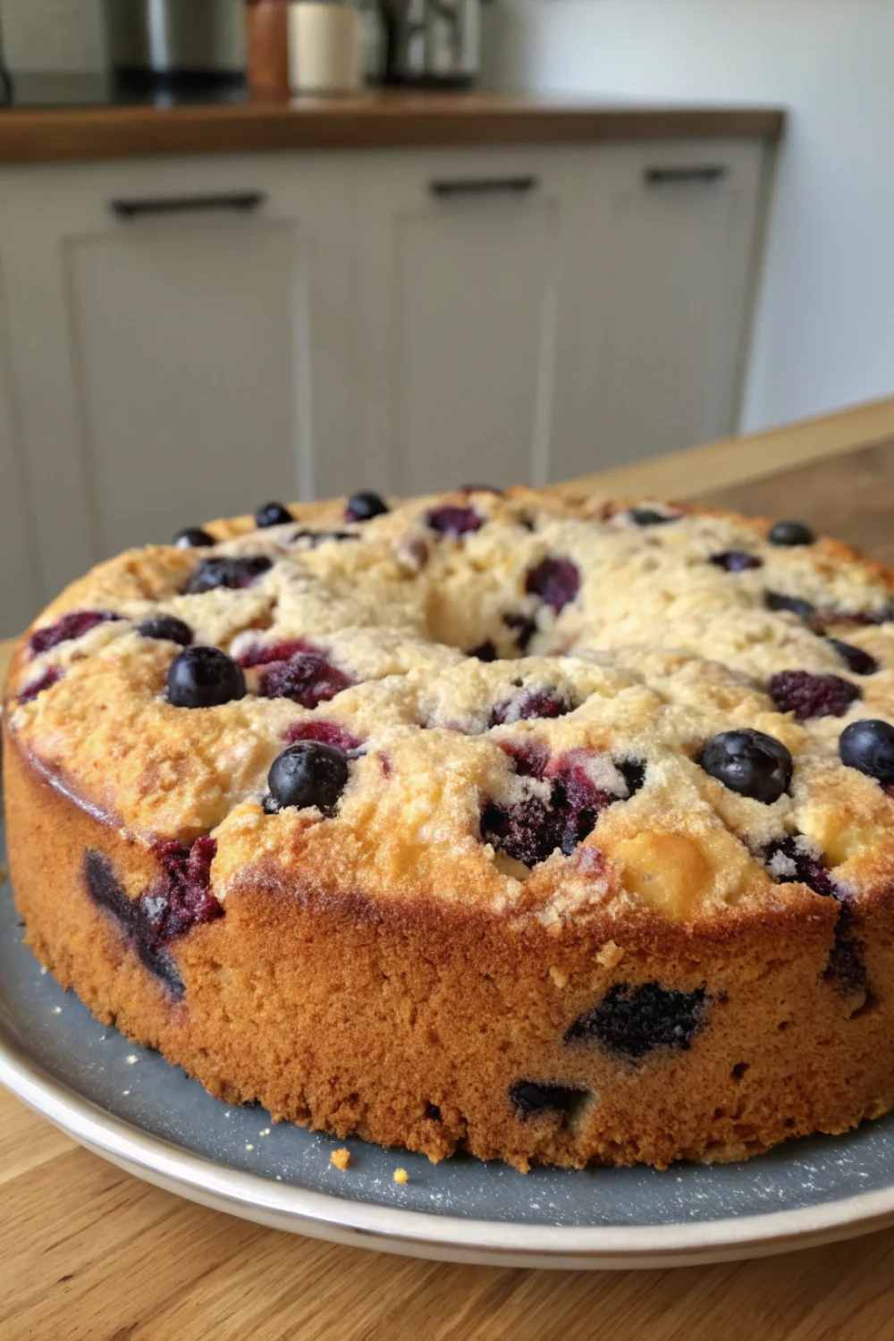 Sour Cream Blueberry Coffee Cake