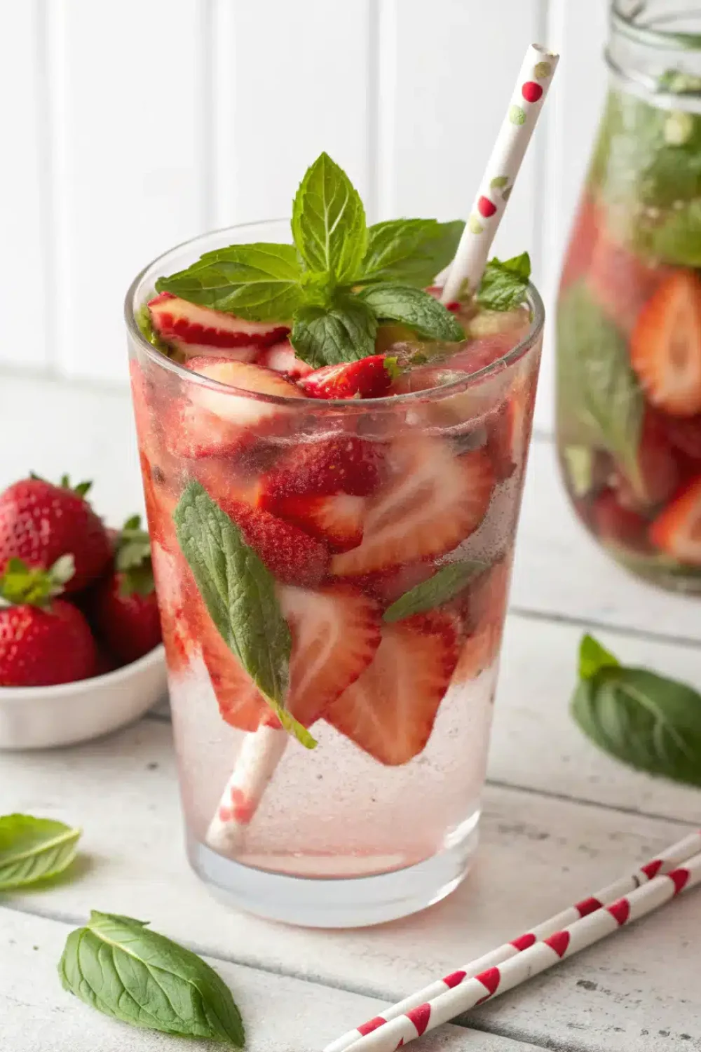 Strawberry Basil Lemonade