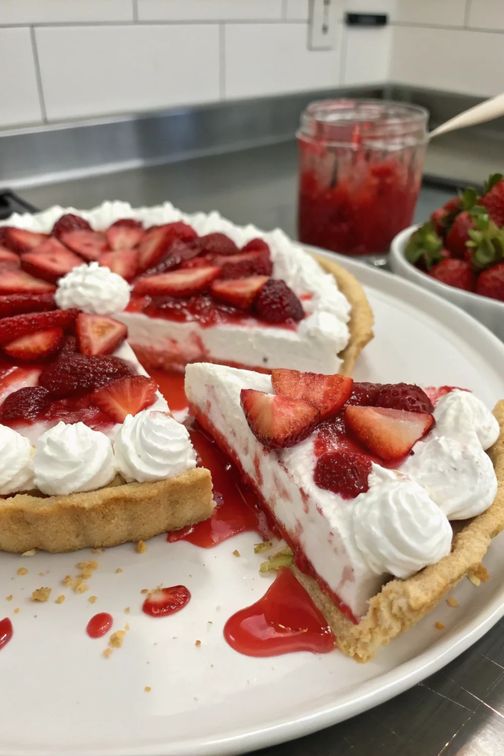 Strawberry Cool Whip Pie