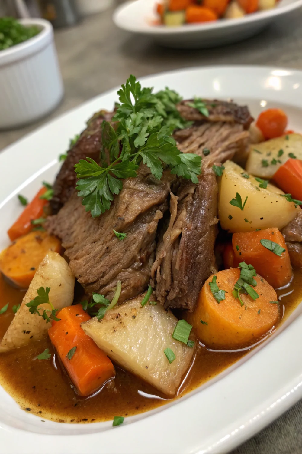Sunday Pot Roast with Carrots