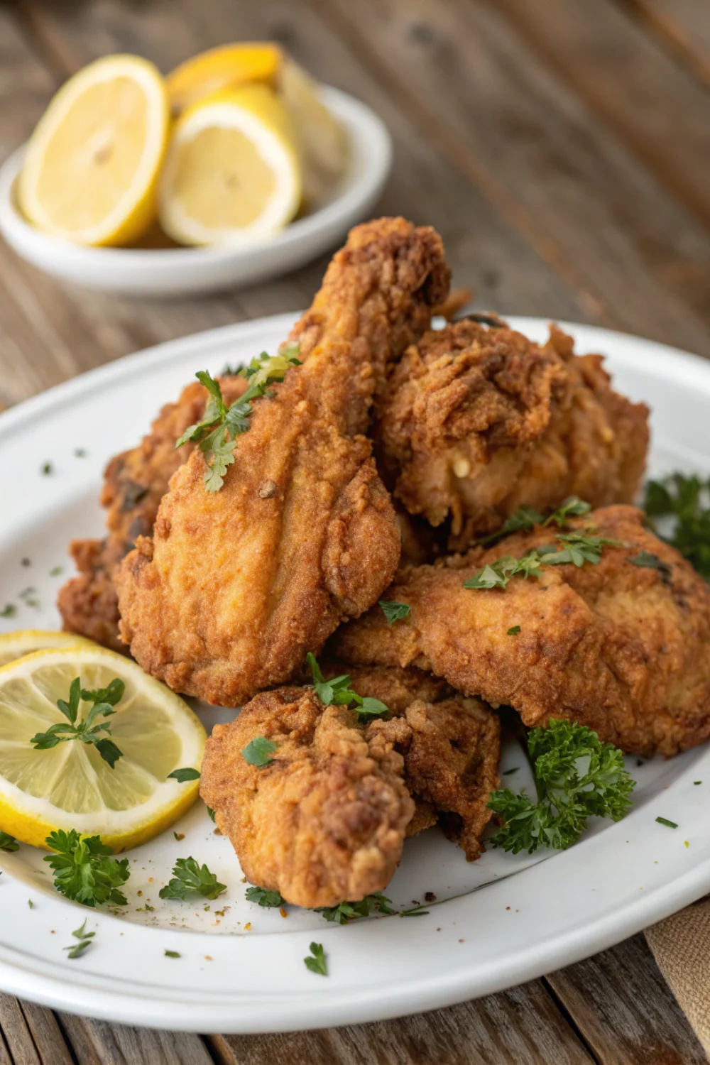 Sweet Tea Brined Fried Chicken