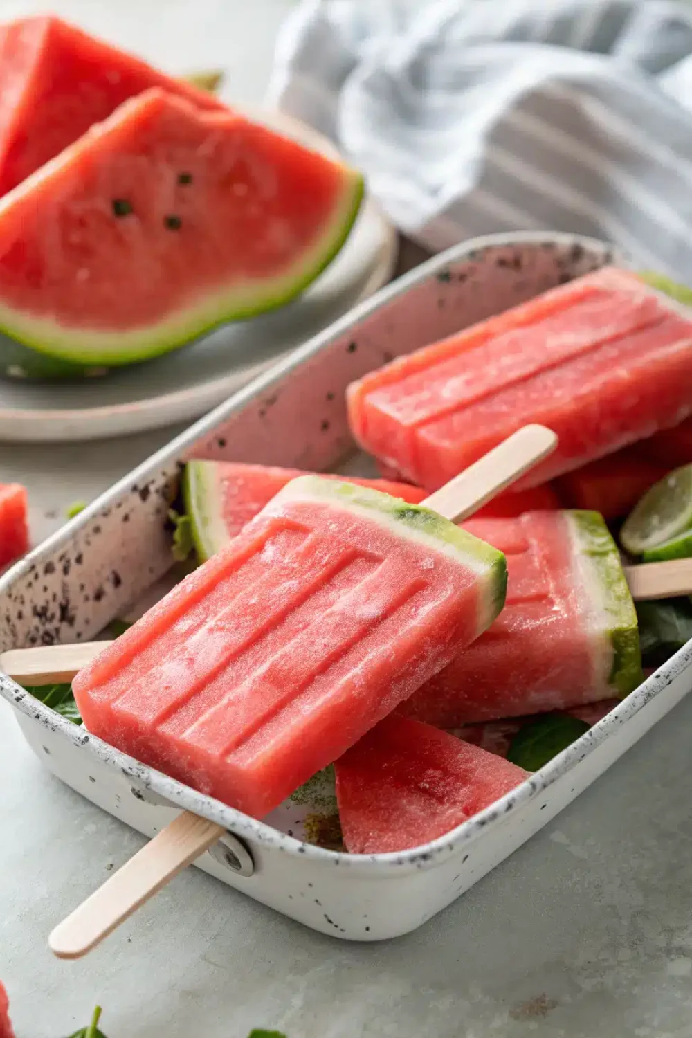 Watermelon Popsicles
