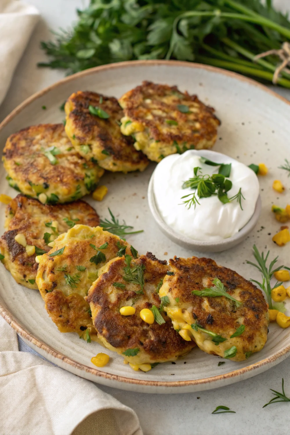 Zucchini Corn Fritters