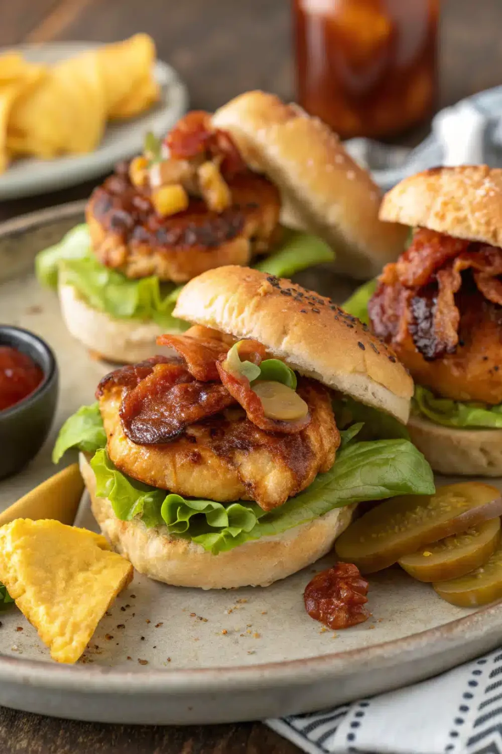 bbq chicken sliders