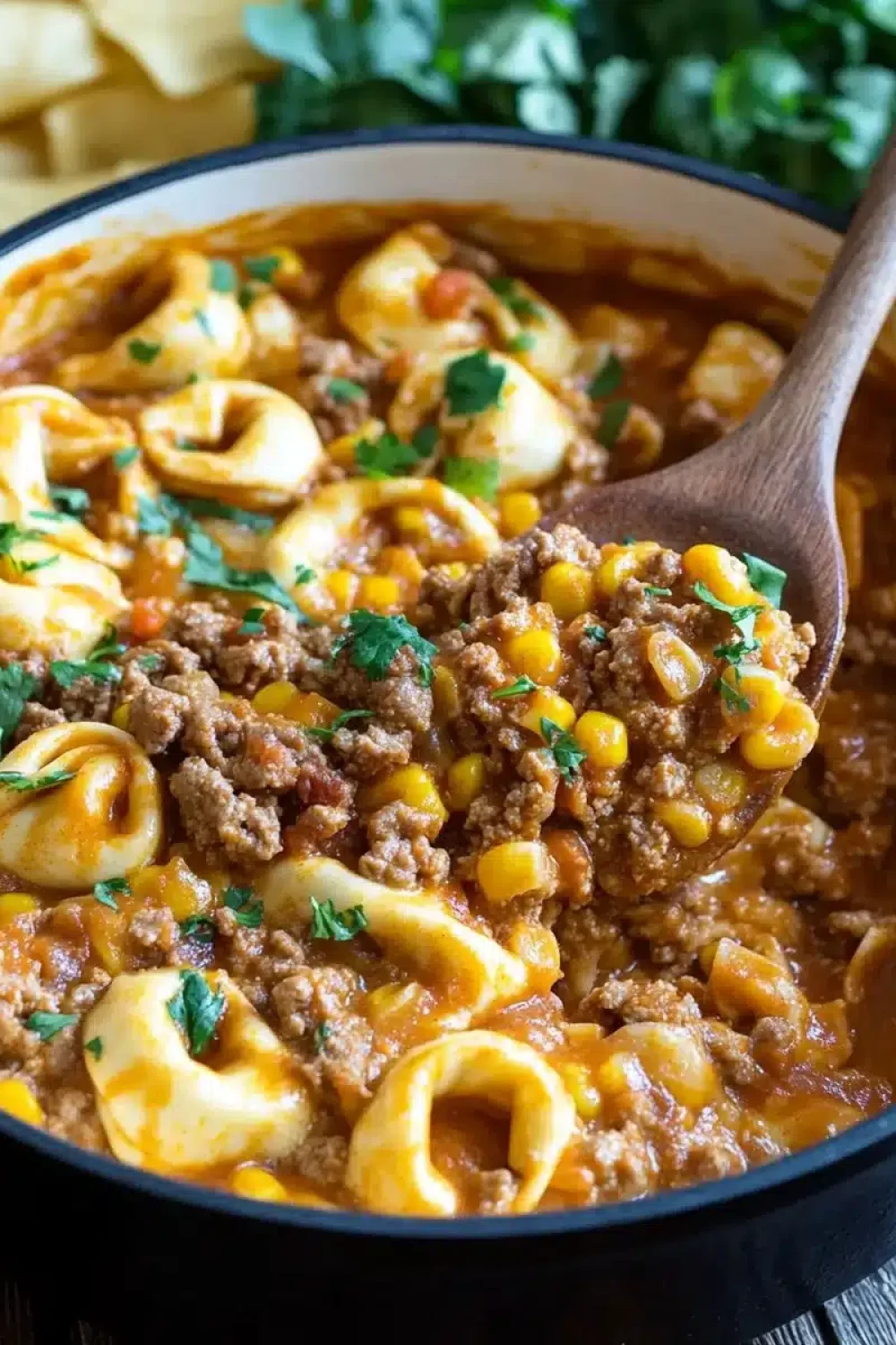beefy enchilada tortellini recipe