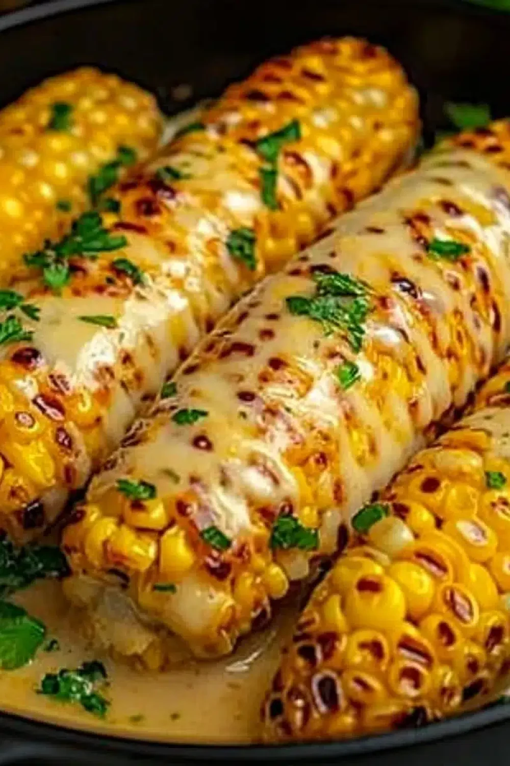 cheesy garlic butter corn on the cob