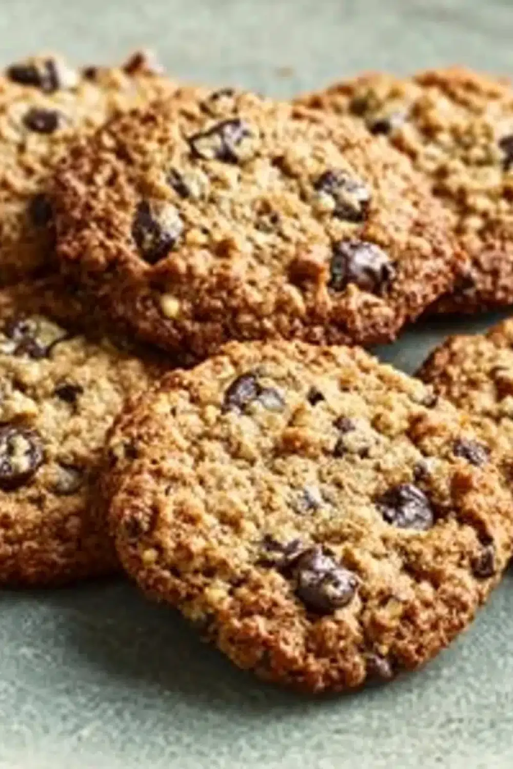 chewy chocolate chip oatmeal cookies