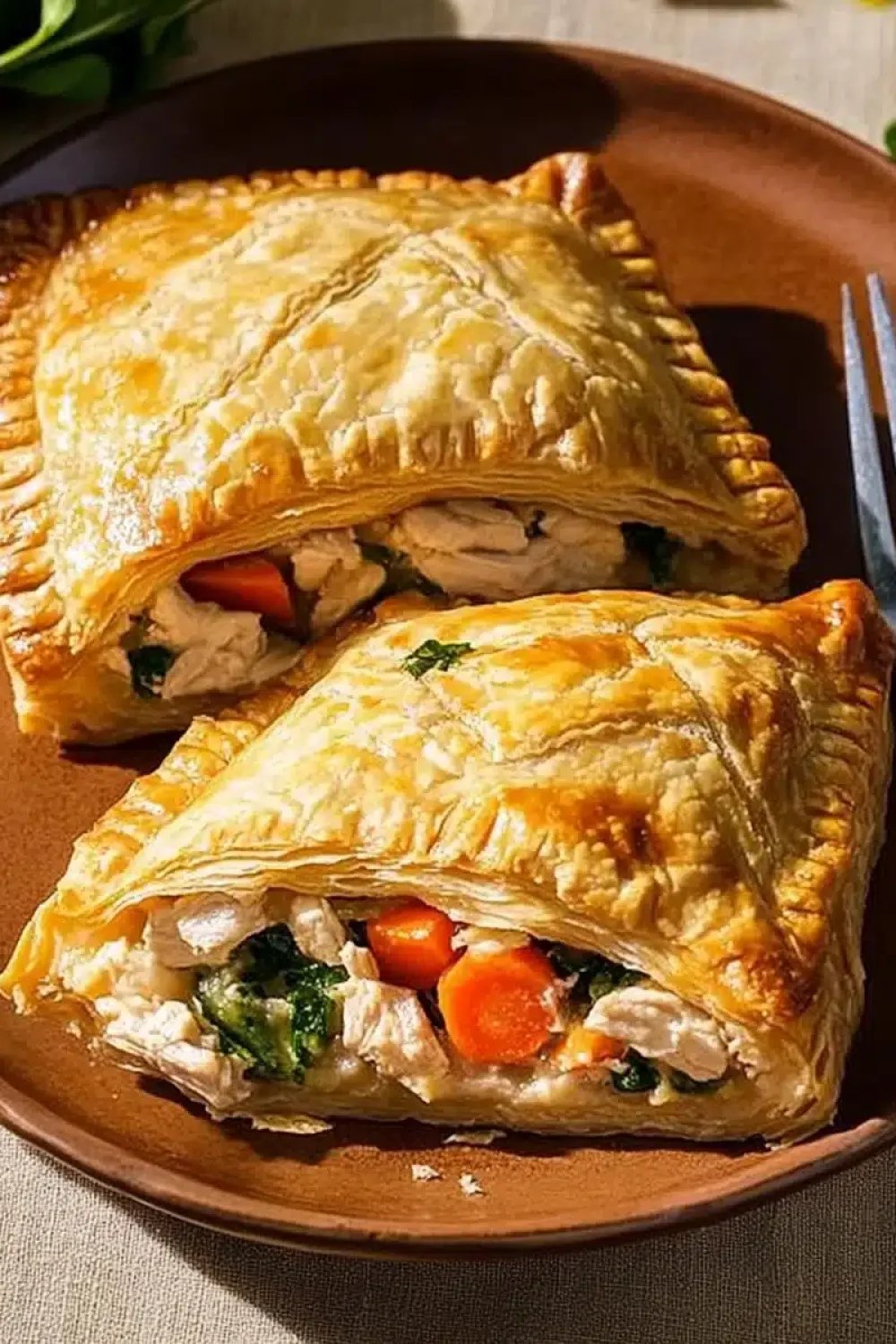 chicken pot pie pockets