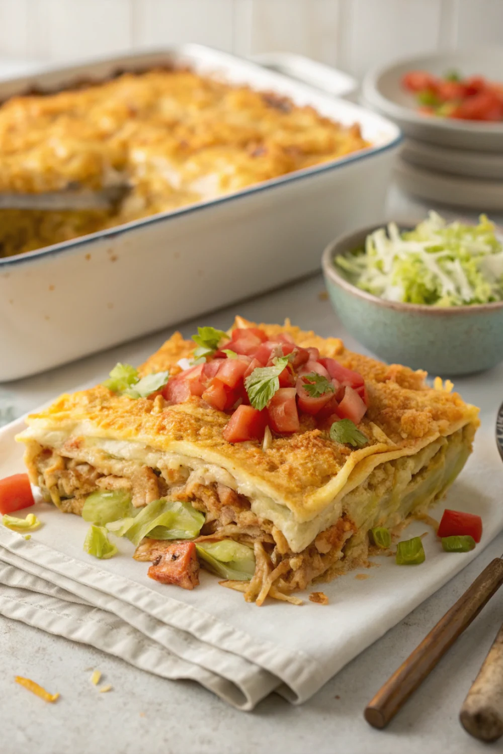 chicken taco casserole