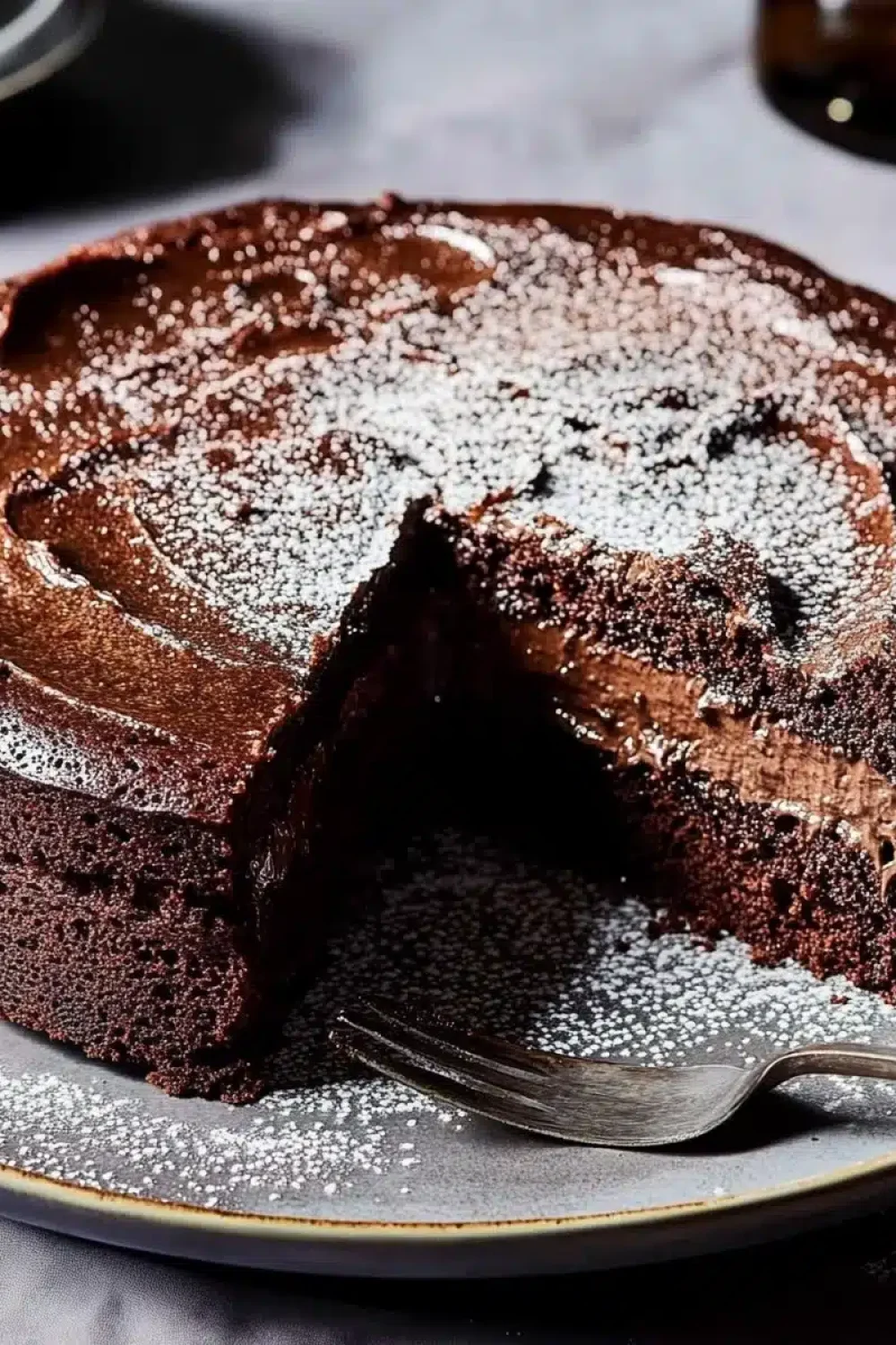 chocolate olive oil cake